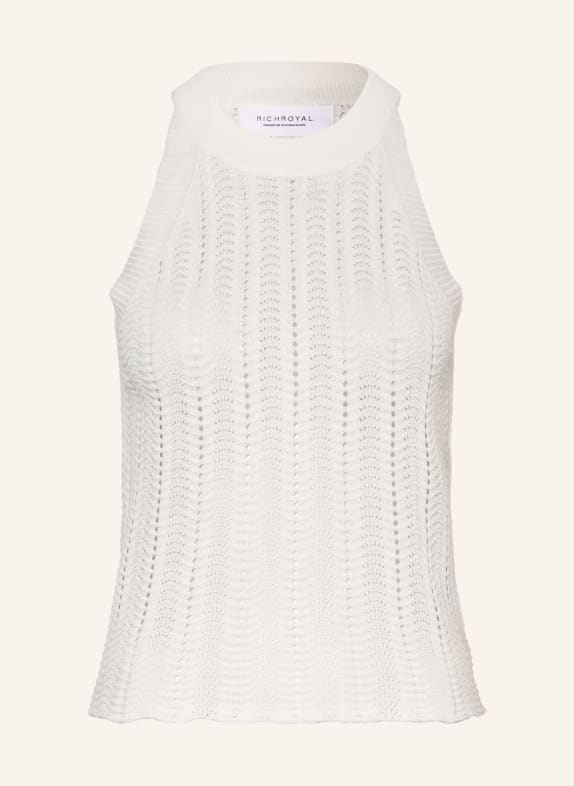 Rich & Royal Knit top WHITE