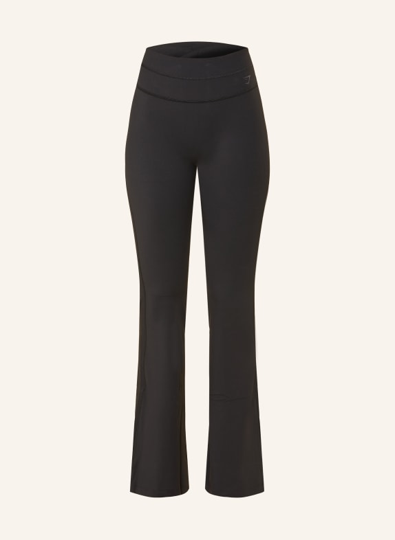 GYMSHARK Tights MAY MOVEMENT FLARE SCHWARZ