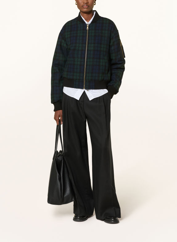 BOMBERS ORIGINAL Blouson DUNKELBLAU / DUNKELGRÜN / SCHWARZ