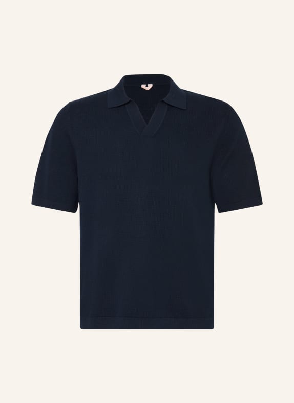 ARKET Strick-Poloshirt DUNKELBLAU