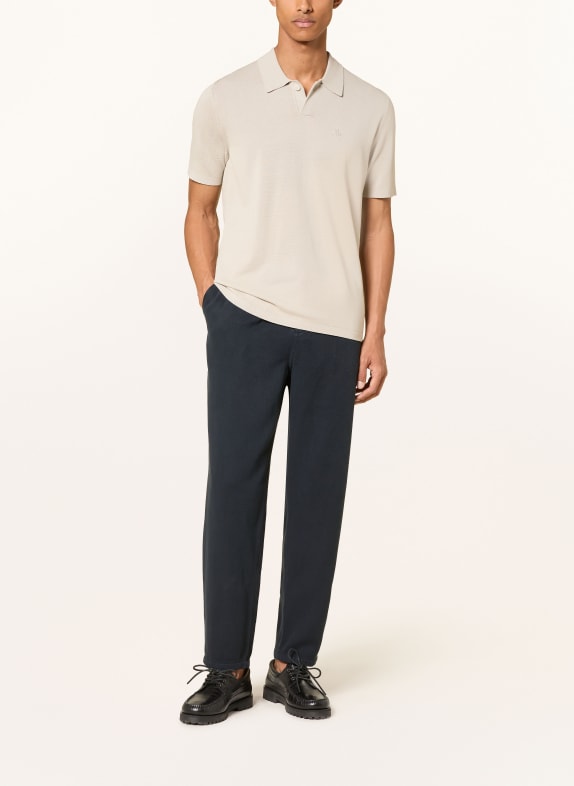 Marc O'Polo Knit polo shirt LIGHT GRAY