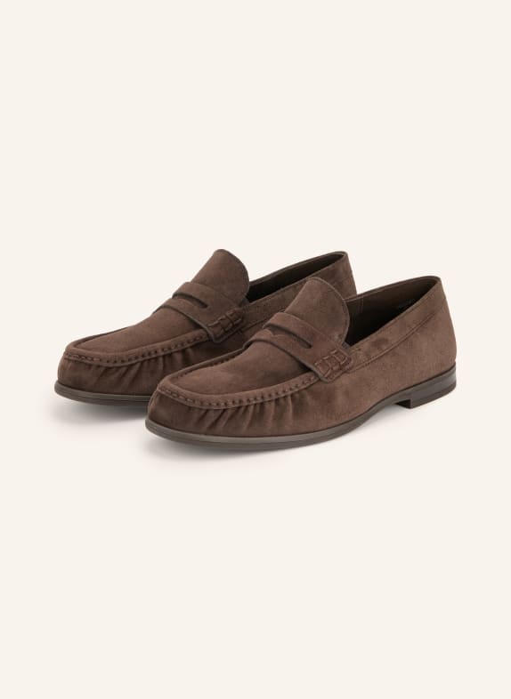 paul green Penny loafers DARK BROWN