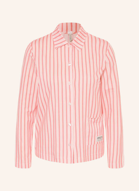 SHORT STORIES Chemise de nuit ORANGE CLAIR / BLANC