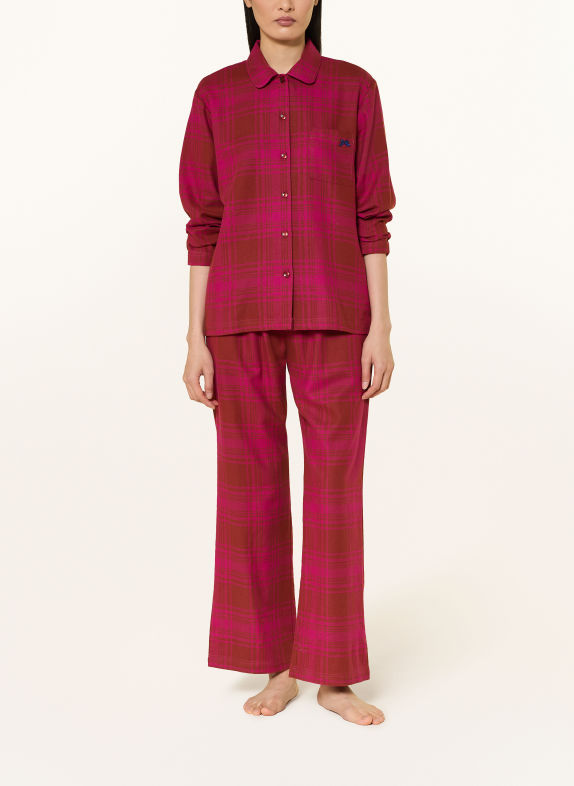 SHORT STORIES Flanell pajama pants FUCHSIA / DARK RED