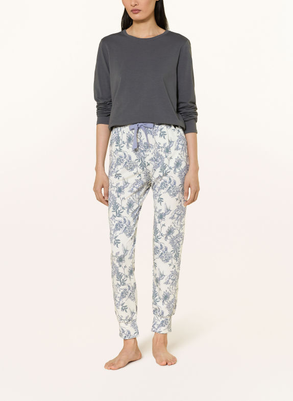 SHORT STORIES Sleep pants WHITE / BLUE GRAY