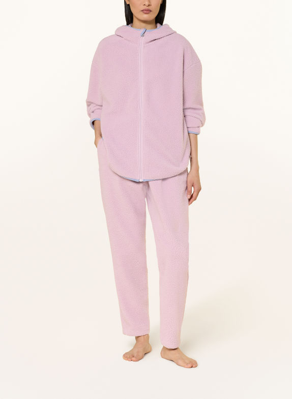 SHORT STORIES Teddy fur lounge pants ROSE