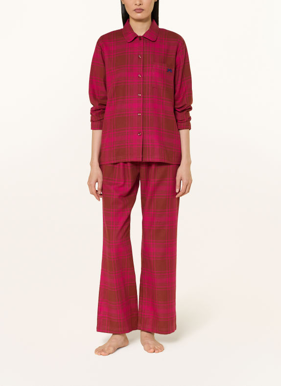 SHORT STORIES Flanell nightgown FUCHSIA / DARK RED