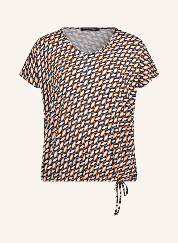 Betty Barclay Blusenshirt aus Jersey BRAUN / ECRU / DUNKELBLAU