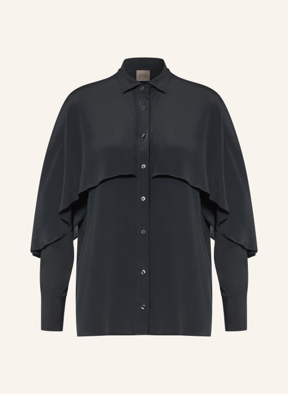 ÉMANOU CLAUDE Blouse with Silk BLACK