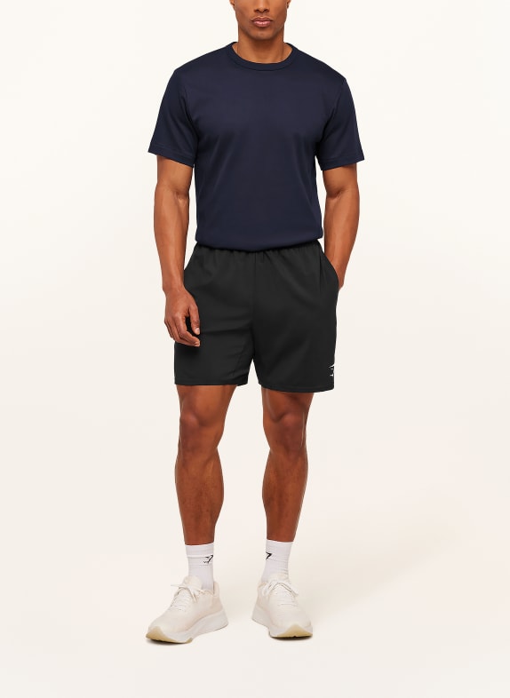 GYMSHARK T-Shirt OFF DUTY DUNKELBLAU