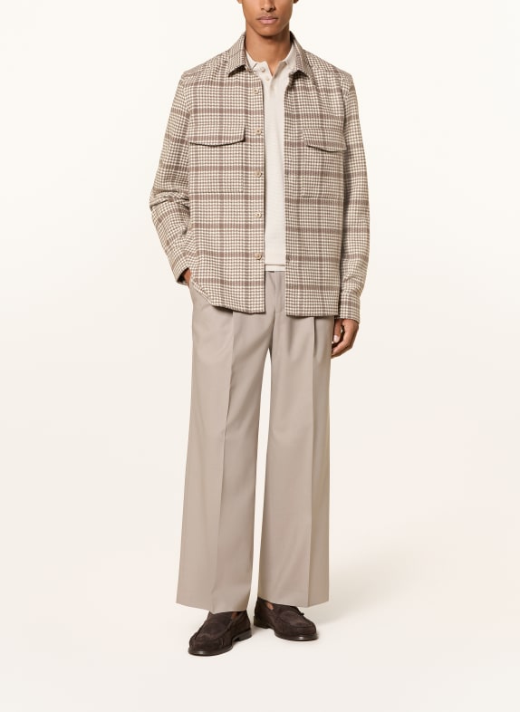 DRYKORN Overjas GUNRAY BEIGE / BRUIN