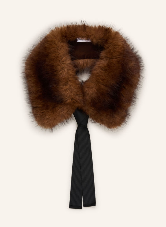 darling harbour Faux fur collars HAZELNUT