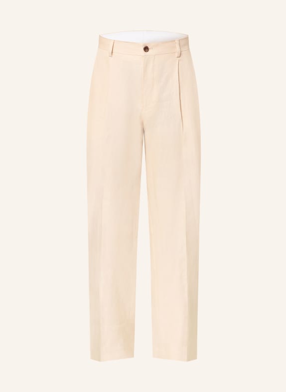 NN.07 Leinenhose JUSTIN Relaxed Fit CREME