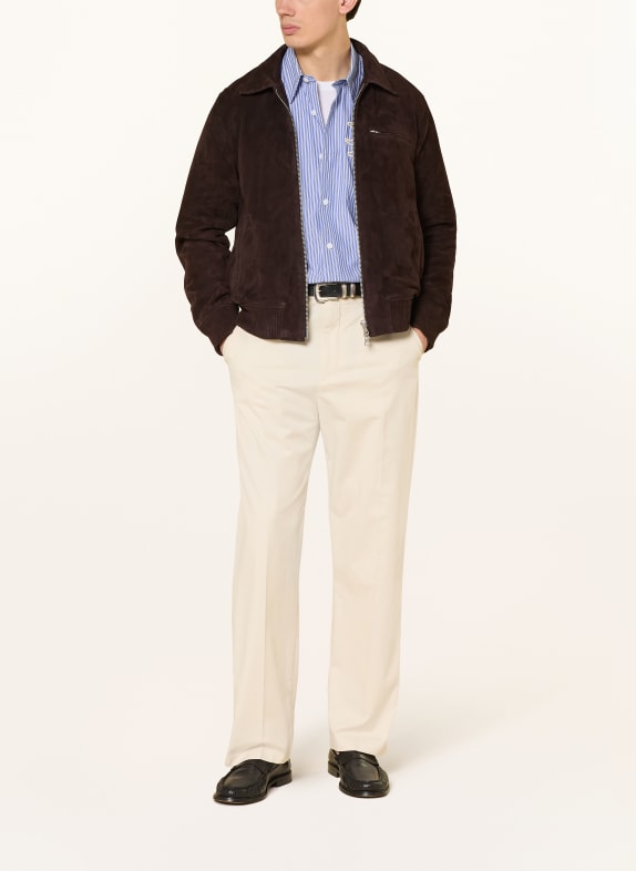 NN.07 Lederjacke OWEN DUNKELBRAUN