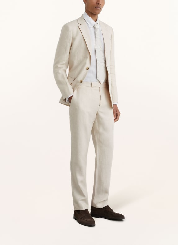 REISS Pantaloni din in ATLANTIC Slim Fit BEJ
