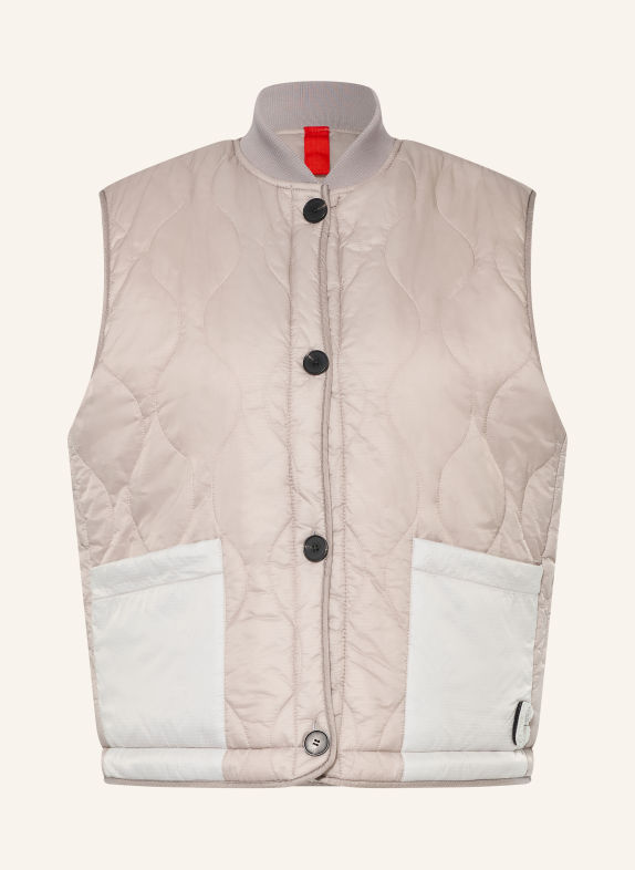 No.1 Como Gilet matelassé VOELS TAUPE