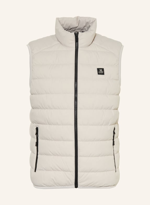 Marc O'Polo Quilted vest LIGHT GRAY