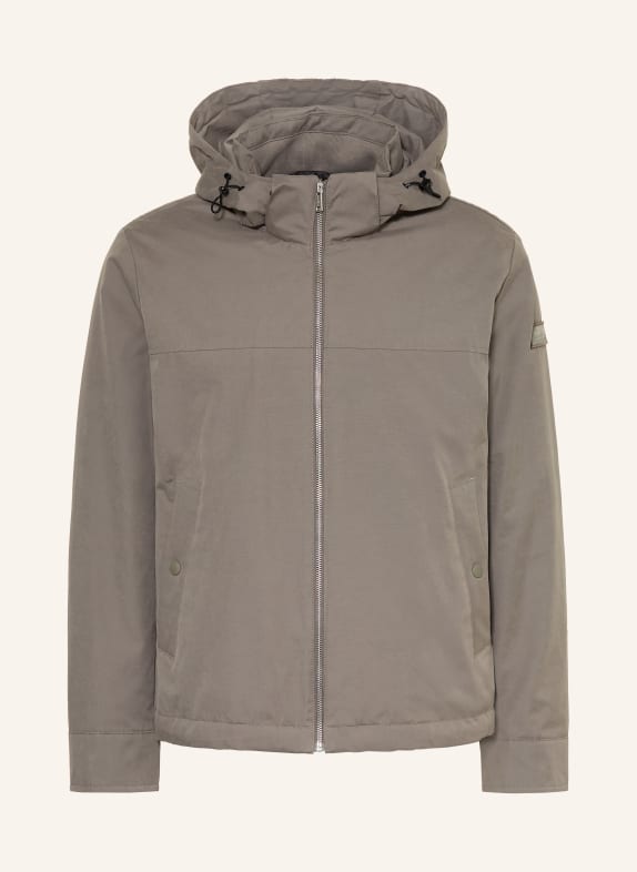 Marc O'Polo Jacket with detachable hood LIGHT GRAY