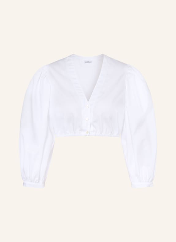 WALDORFF Dirndl blouse with 3/4 sleeves WHITE