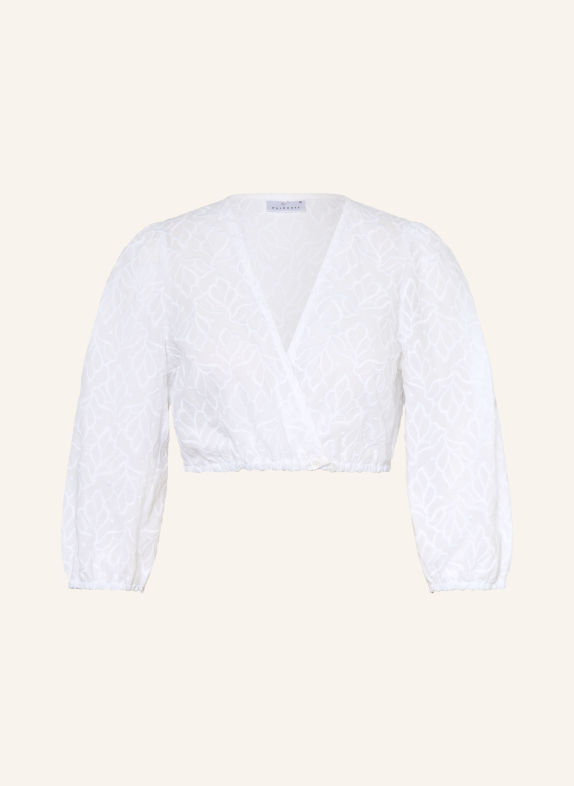 WALDORFF Dirndl blouse with 3/4 sleeves WHITE