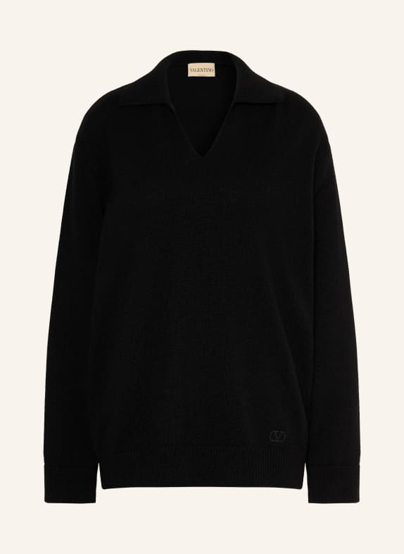 VALENTINO Cashmere Sweater SOLID BLACK