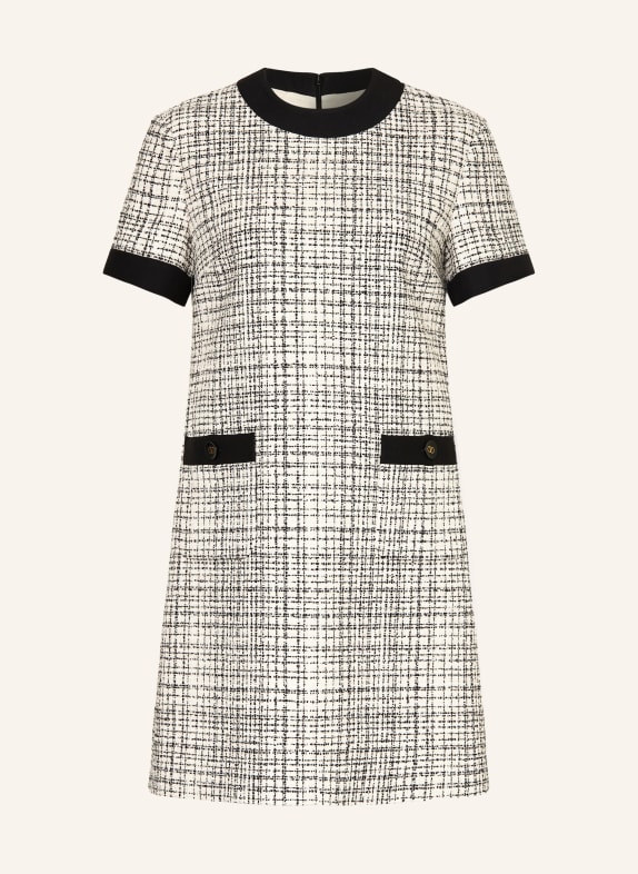 VALENTINO Tweed dress CREAM / WHITE / BLACK