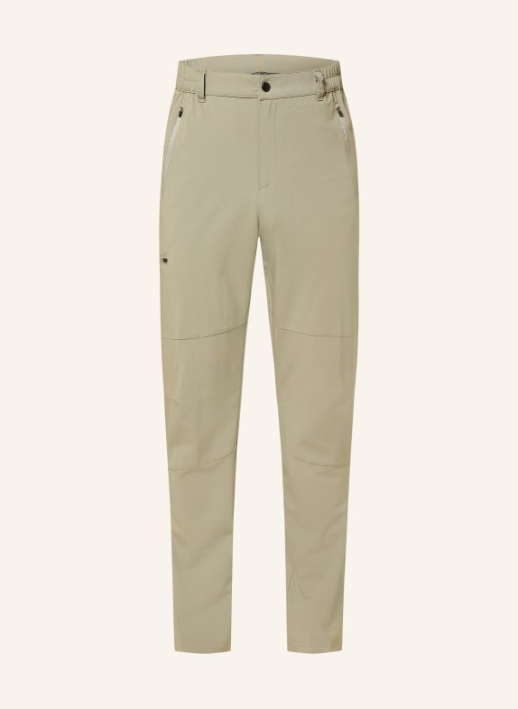 me°ru' Pantalon de randonnée LE HAVRE en laine mérinos VERT CLAIR