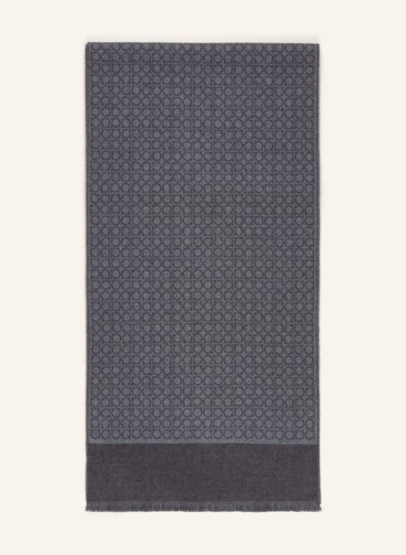 FERRAGAMO Schal GRAU