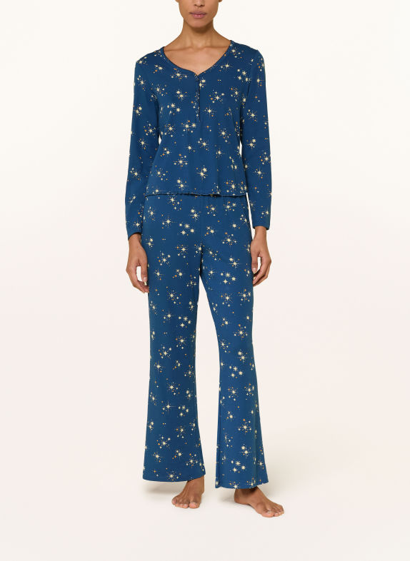 JOCKEY Nattøj TWINKLE STARS BLÅ / ORANGE / LYSEGUL