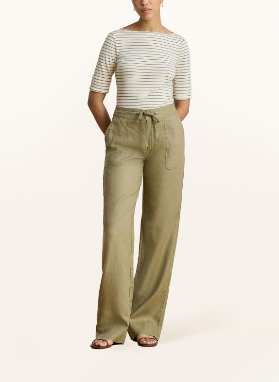 LAUREN RALPH LAUREN T-Shirt CREME / OLIV