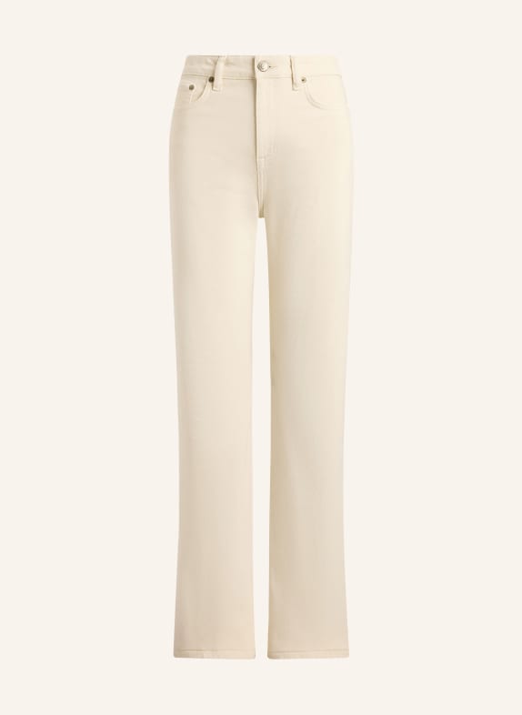 LAUREN RALPH LAUREN Straight-leg jeans 001 CREAM WASH