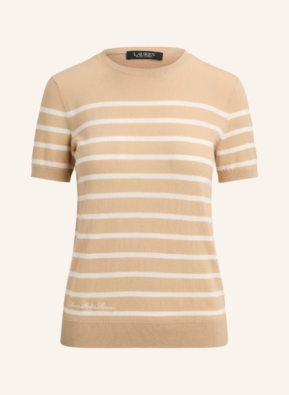 LAUREN RALPH LAUREN Strickshirt BEIGE / ECRU