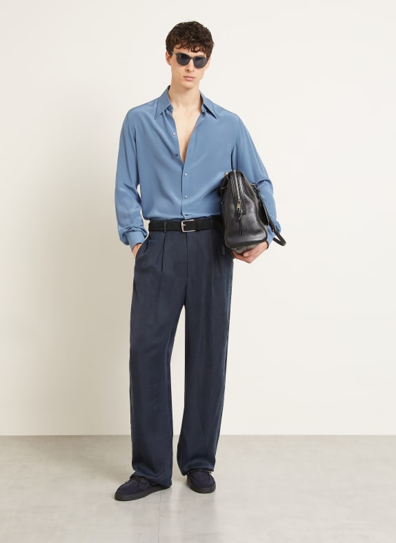 GIORGIO ARMANI Chino Regular Fit DONKERBLAUW
