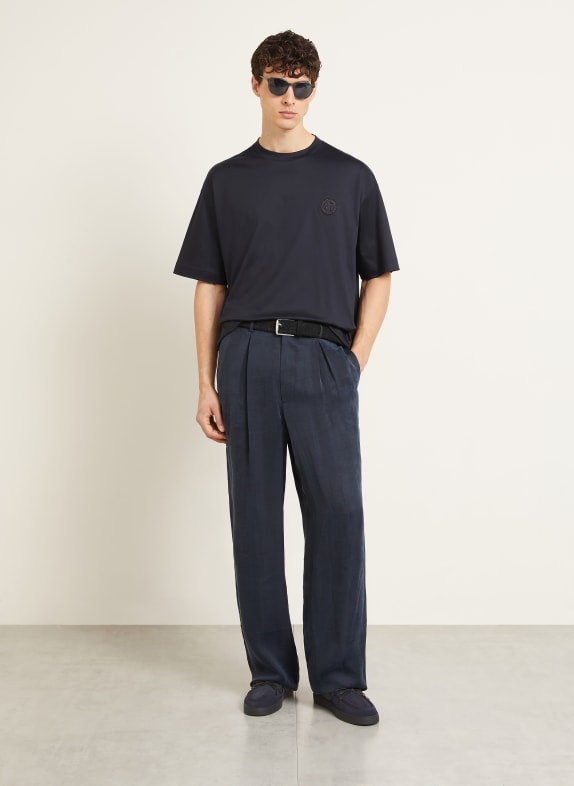 GIORGIO ARMANI T-shirt DONKERBLAUW