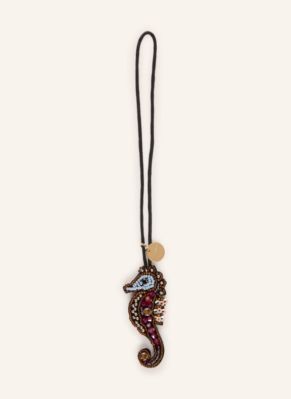 MRS & HUGS Bag charms BLACK / DARK RED / LIGHT BLUE