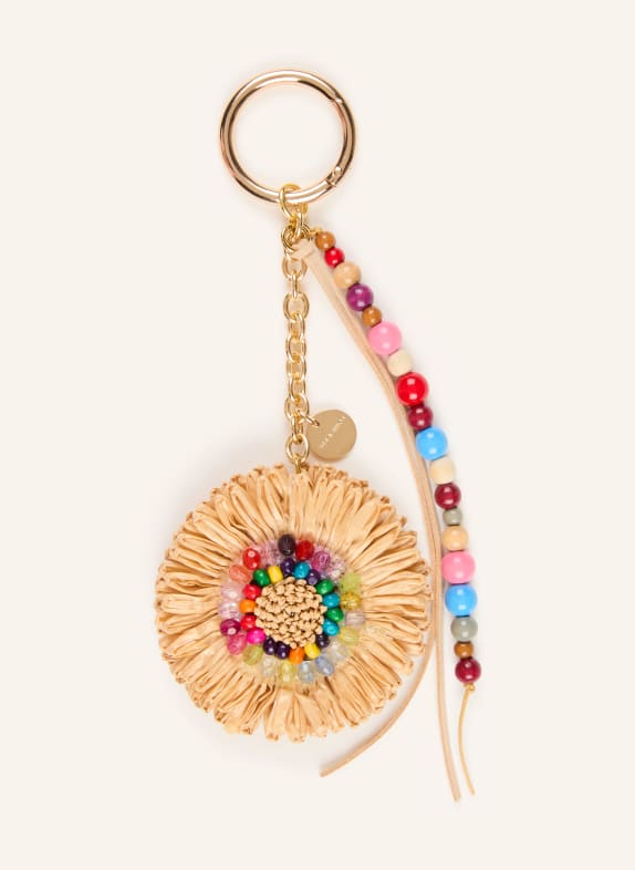 MRS & HUGS Bag charms BEIGE / GOLD