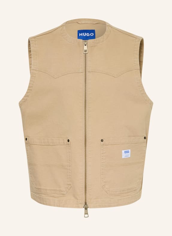 HUGO Jeansweste BRIDGELEY CAMEL