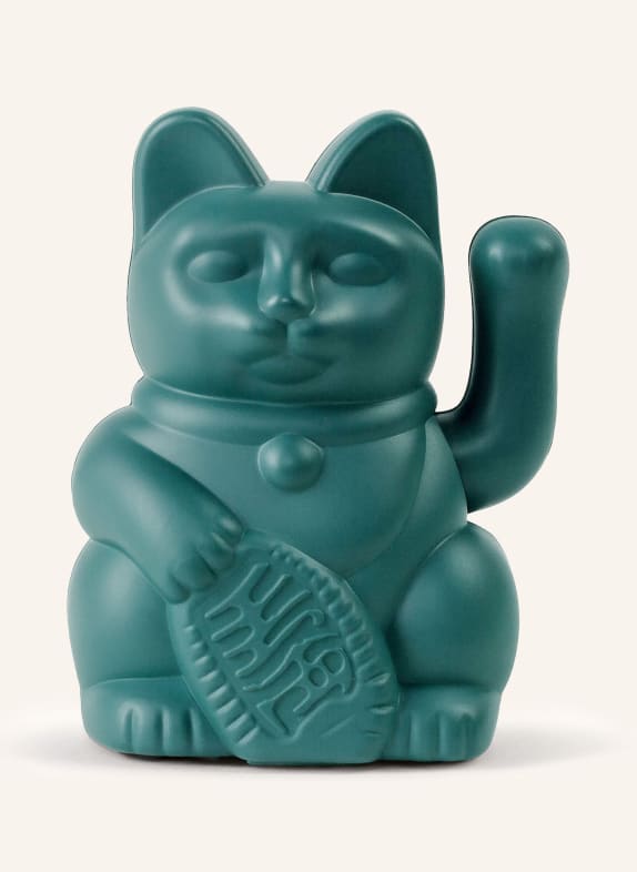 DONKEY Dekofigur LUCKY CAT PETROL