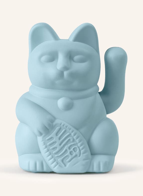 DONKEY Dekofigur LUCKY CAT HELLBLAU