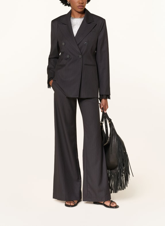 ba&sh Blazer COLINE ALBASTRU ÎNCHIS / ALBASTRU / ALB