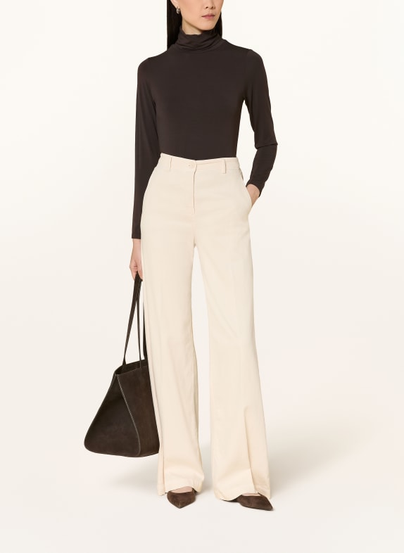 darling harbour Trui met col DARK BROWN