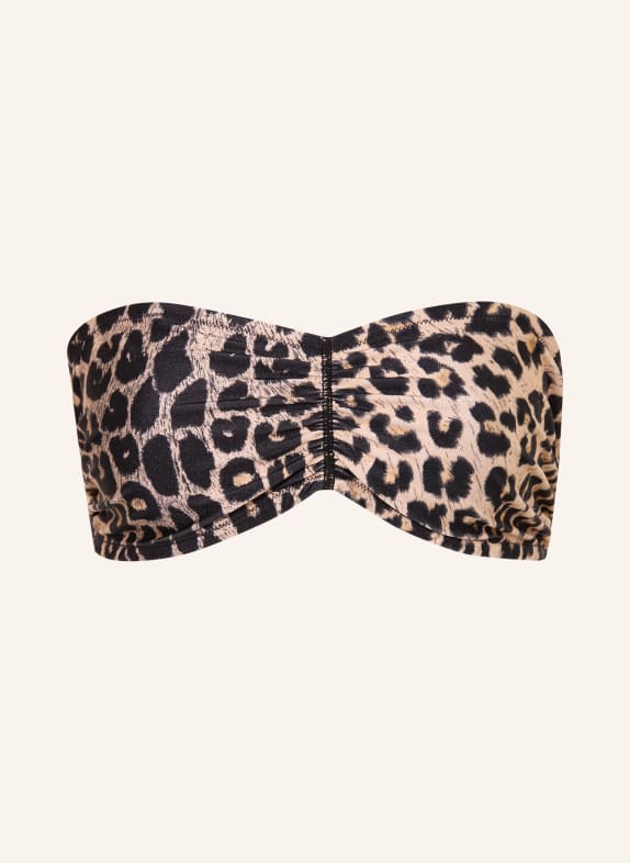 ALLSAINTS Bandeau-Bikini-Top COURT ECRU / SCHWARZ