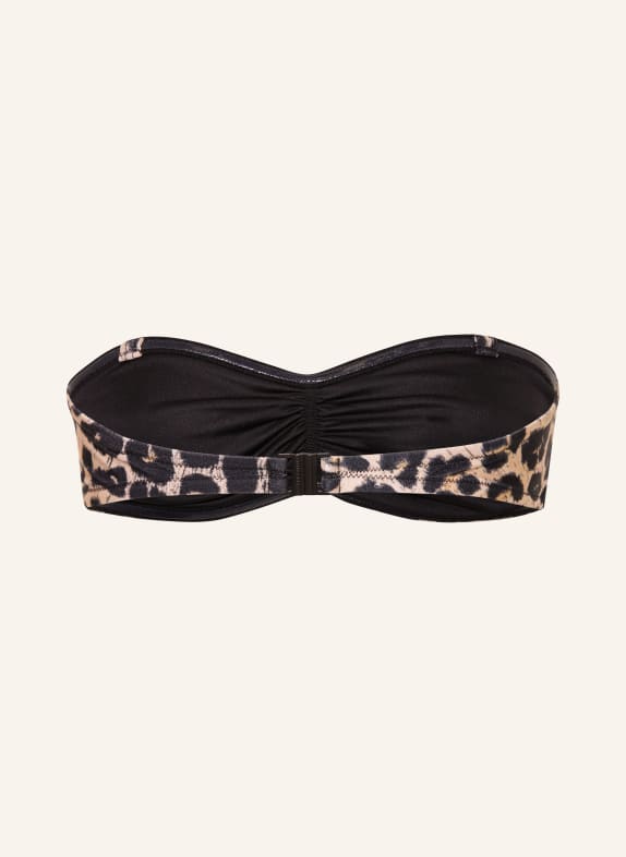ALLSAINTS Bandeau-bikinitop COURT ECRU / ZWART