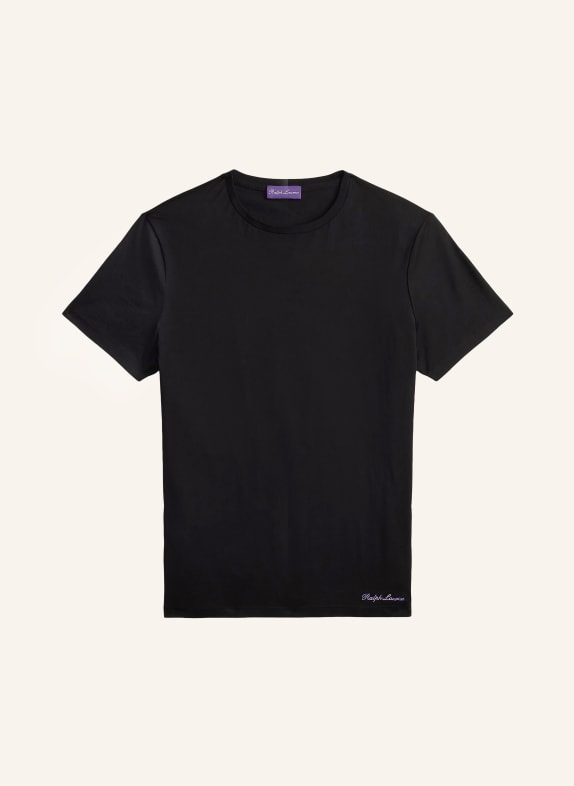 RALPH LAUREN PURPLE LABEL T-Shirt SCHWARZ