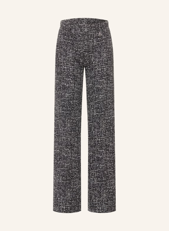 SEM PER LEI Jersey Marlene pants BLACK / WHITE