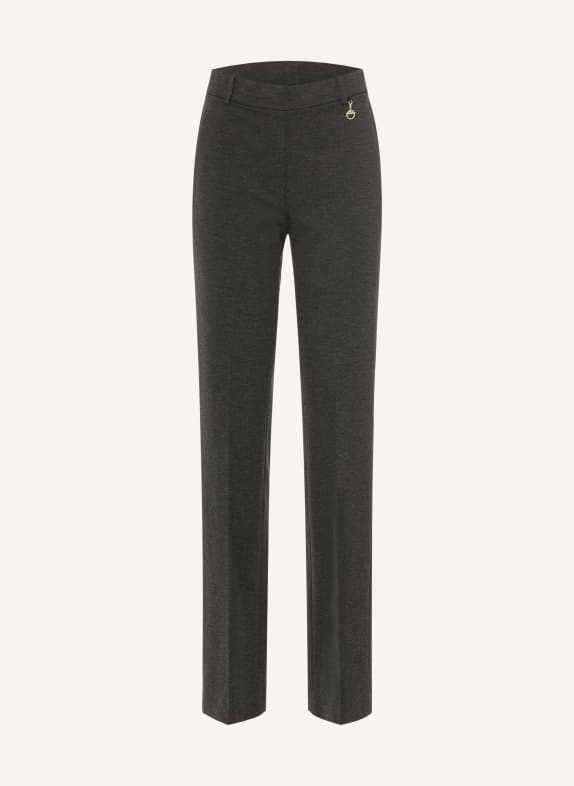 SEM PER LEI Bootcut jersey pants DARK GRAY