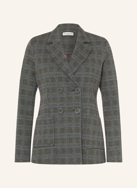 SEM PER LEI Jerseyblazer SCHWARZ / ECRU / HELLBLAU