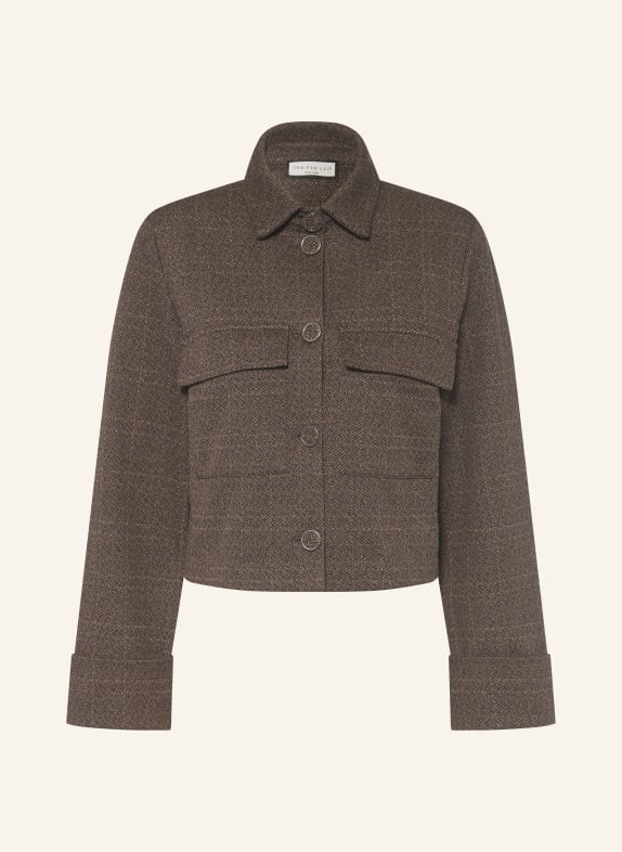 SEM PER LEI Kastenjacke BRAUN / DUNKELBRAUN / BEIGE