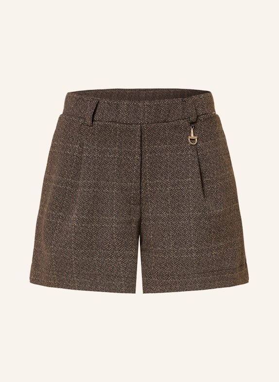 SEM PER LEI Shorts BROWN / DARK BROWN / BEIGE