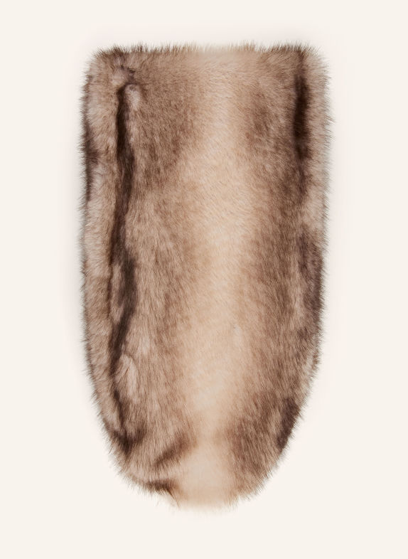 SEM PER LEI Sjaal van imitatiebont CRÈME / BEIGE / TAUPE